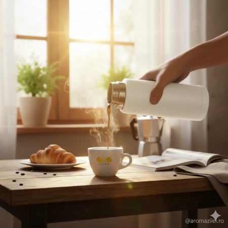 Termos inox Urban Touch – 500 ml, alb mat [4]