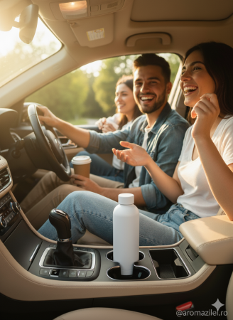 Termos inox Urban Touch – 500 ml, alb mat [1]