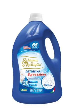 Detergent rufe - Detergent de rufe lichid Schiuma di Marsiglia, Degresant, 65 spalari, 5L