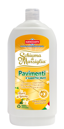 Solutie curatat podele - Detergent igienizant – Pavimenti & Suprafete Dure, Lamaie, 1L