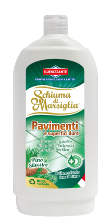 Solutie curatat podele - Detergent igienizant – Pavimenti & Suprafete Dure, Pin salbatic, 1L
