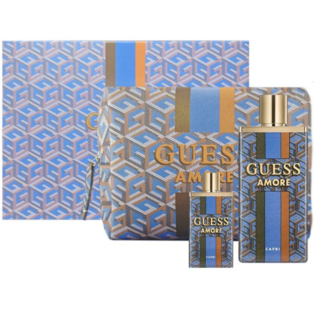 Set Cadou Femei Guess Amore Capri Apa de Toaleta Miniatura si Portfard [1]