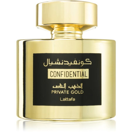 Parfumuri FEMEI - Parfum Arabesc Lattafa Confidential Private Gold Eau De Parfum Unisex 100 ml