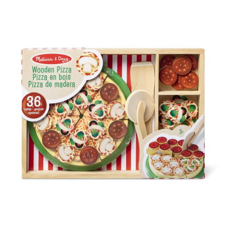 Noutati - MELISSA AND DOUG SET DE JOACA DIN LEMN PETRECERE CU PIZZA