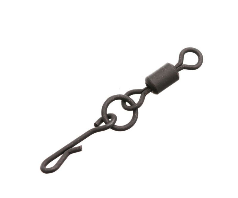 Carp Pro - Agrafa Rapida cu Vartej Run Flexi Speed Swivel Nr.4, 5 buc/plic [1]