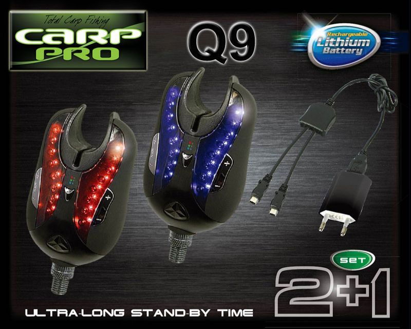 Carp Pro - Avertizor Q9 2buc + Incarcator [1]