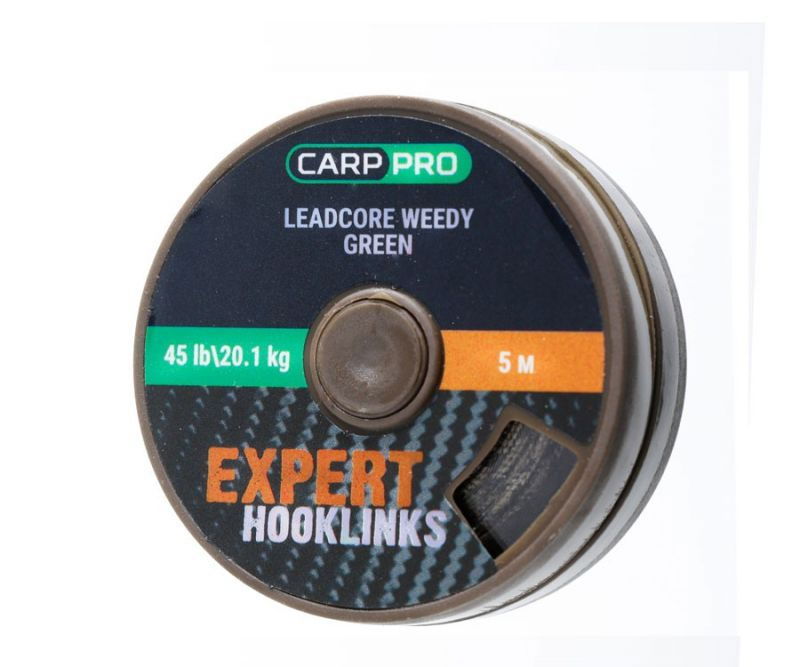 Carp Pro - Fir Leadcore Weedy Green 5m / 45lb [1]