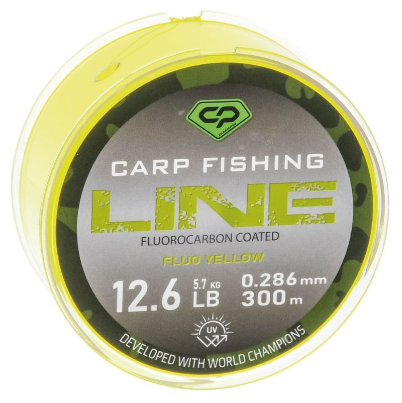 Fir monofilament Carp Pro Fluorocarbon Coated Fluo Yellow 1000 m [1]