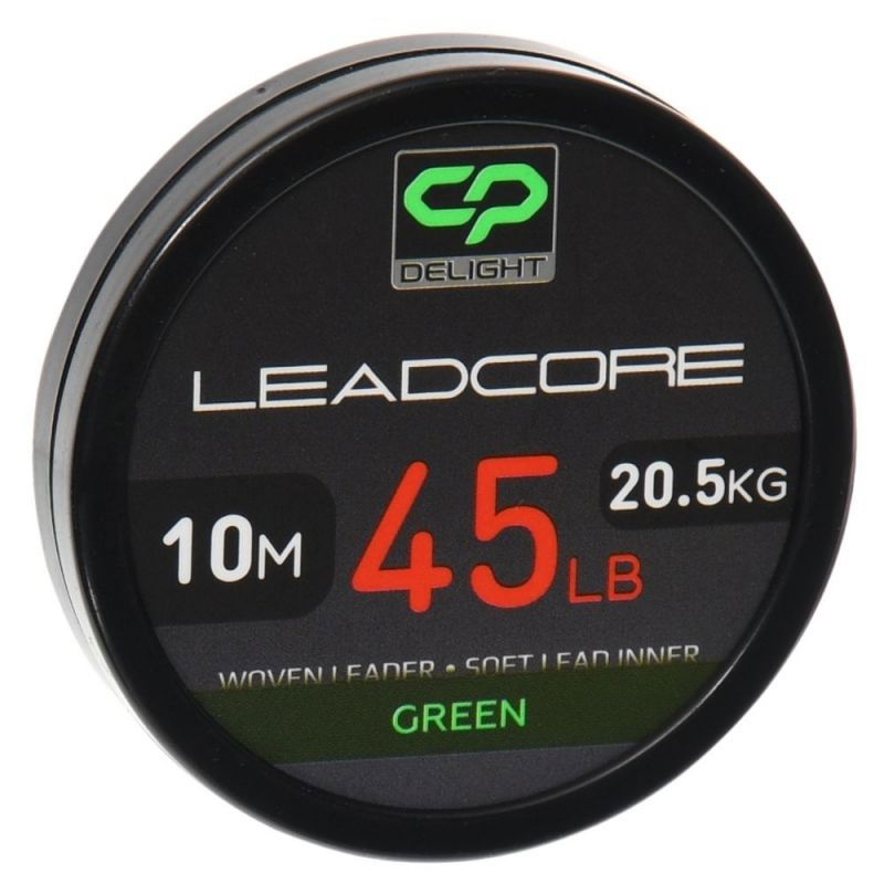 Carp Pro - Fir Textil Delight Leadcore Green 10m / 45lb [1]