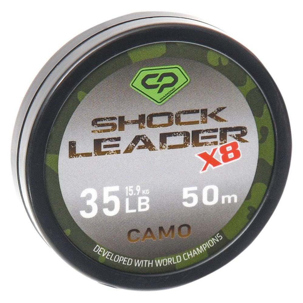Carp Pro - Fir Textil Diamond Shock Leader X8 Camo 50m / 35lb / 15,9kg [1]
