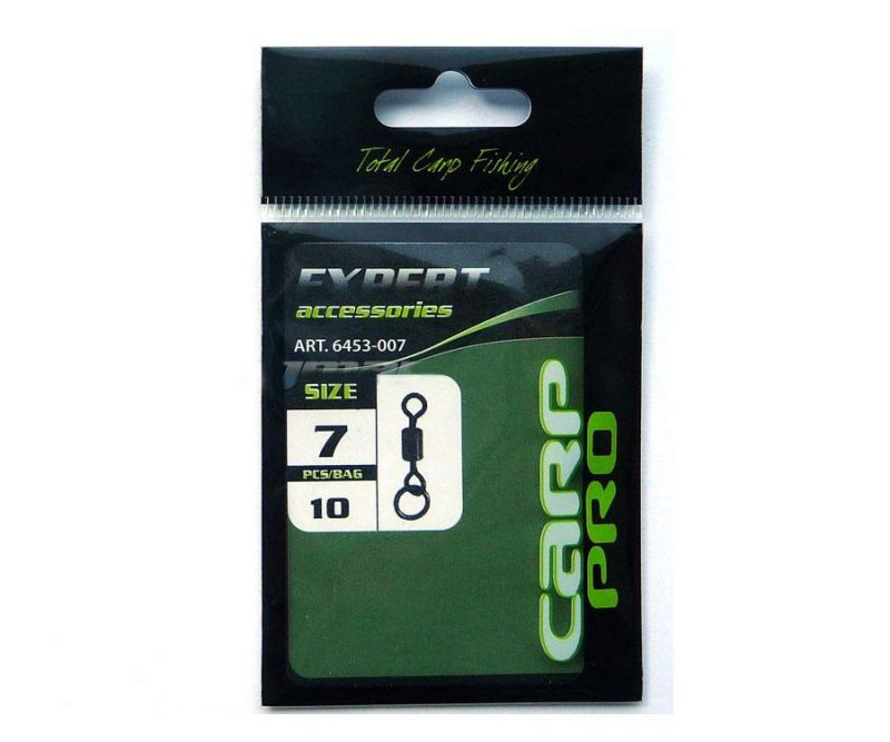 Carp Pro - Vartej Flexi Ring Swivel Nr.7, 5buc/plic [1]