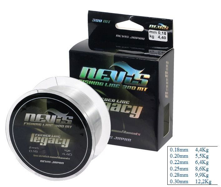 Fir monofilament Nevis Legacy Feeder Line 300 m [1]
