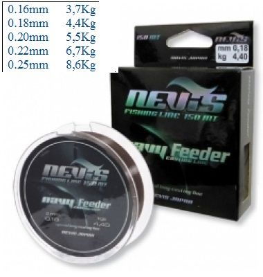 Fir Monofilament Nevis Navy Feeder 150 m [1]