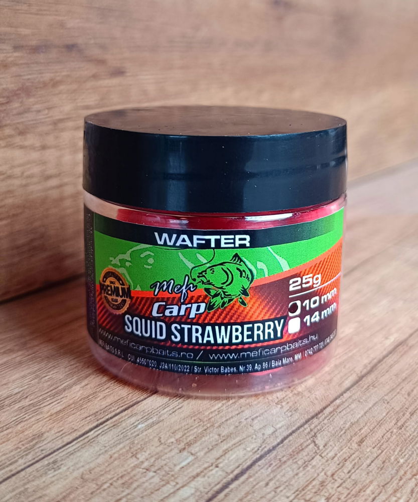 Wafter Squid Strawberry – Momeală Feeder Mefi Carp Baits [1]