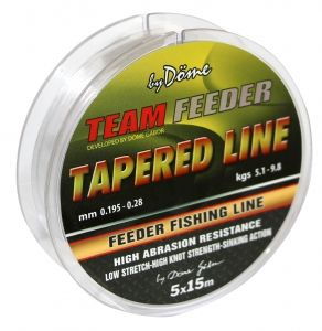 Fir Inaintas - Fir Conic By Dome Team Feeder Tapered Leader 0,195–0,28 mm 5×15 m