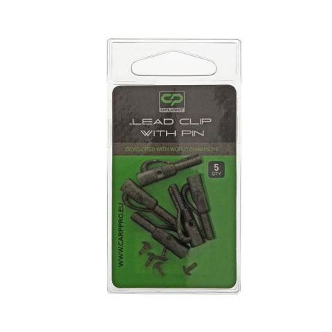 Accesorii diverse - Carp Pro - Clips Plumb Pierdut Delight Lead Clip With Pin Camo
