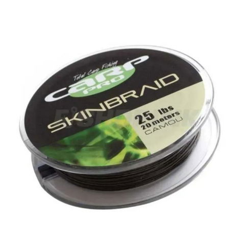 Fire Leadcore&Textil - Carp Pro - Fir Textil cu Camasa Skinbraid Camo 20m / 25lb