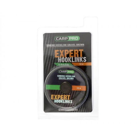 Carp Pro - Fir Textil Gravel Brown Sinking Braid 10m / 10lb [1]