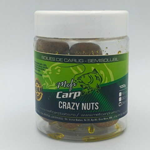 Boiles-uri de carlig - Crazy Nuts Premium Semisolubil