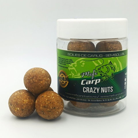 Boiles-uri de carlig - Crazy Nuts Premium Semisolubil