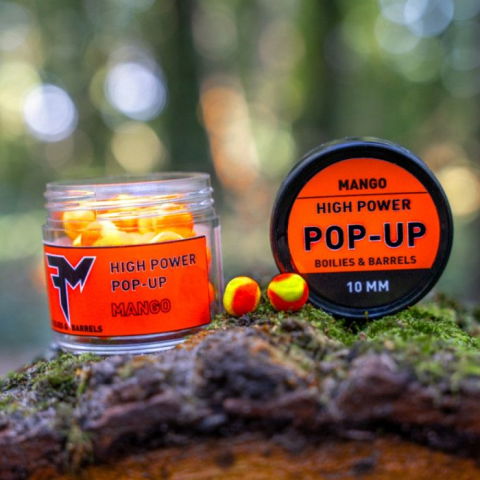 Pop-up - Feedermania - High Power Pop-Up Boilies & Barrels - Mango