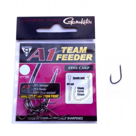 Carlige - Gamakatsu - Carlige A1 Team Feeder Fine Carp Nr.6, 15buc/plic