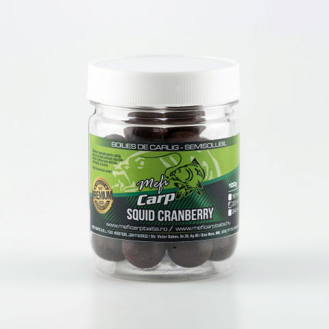 Boiles-uri de carlig - Squid Cranberry Semisolubil