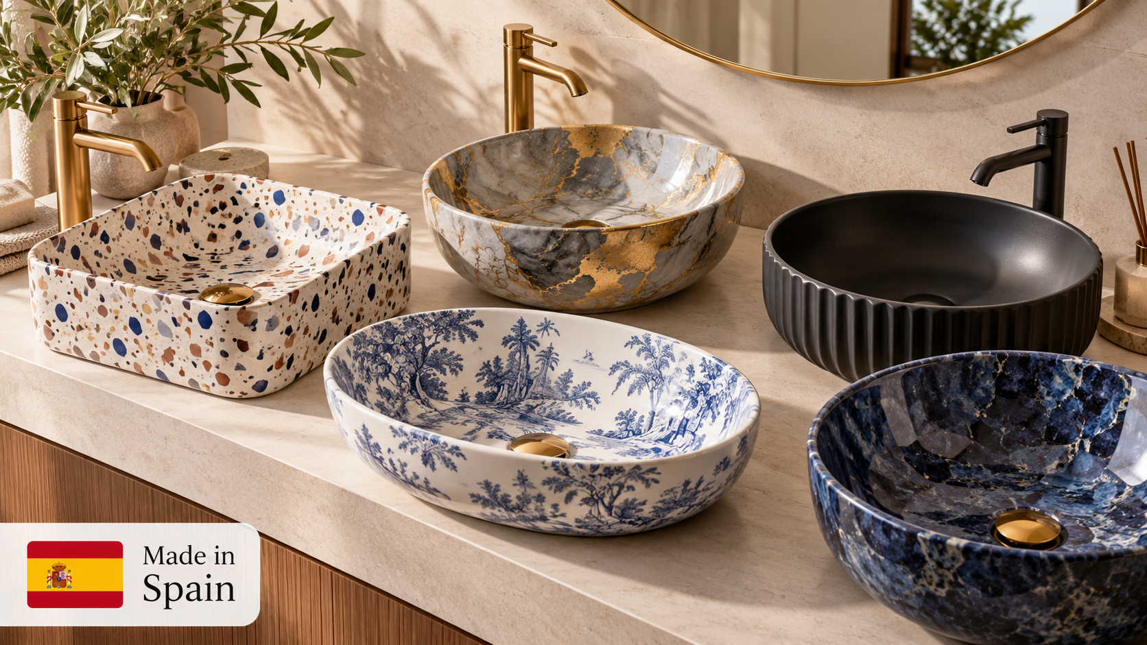 Lavoare Bathco Made in Spain - design spaniol pentru o baie moderna