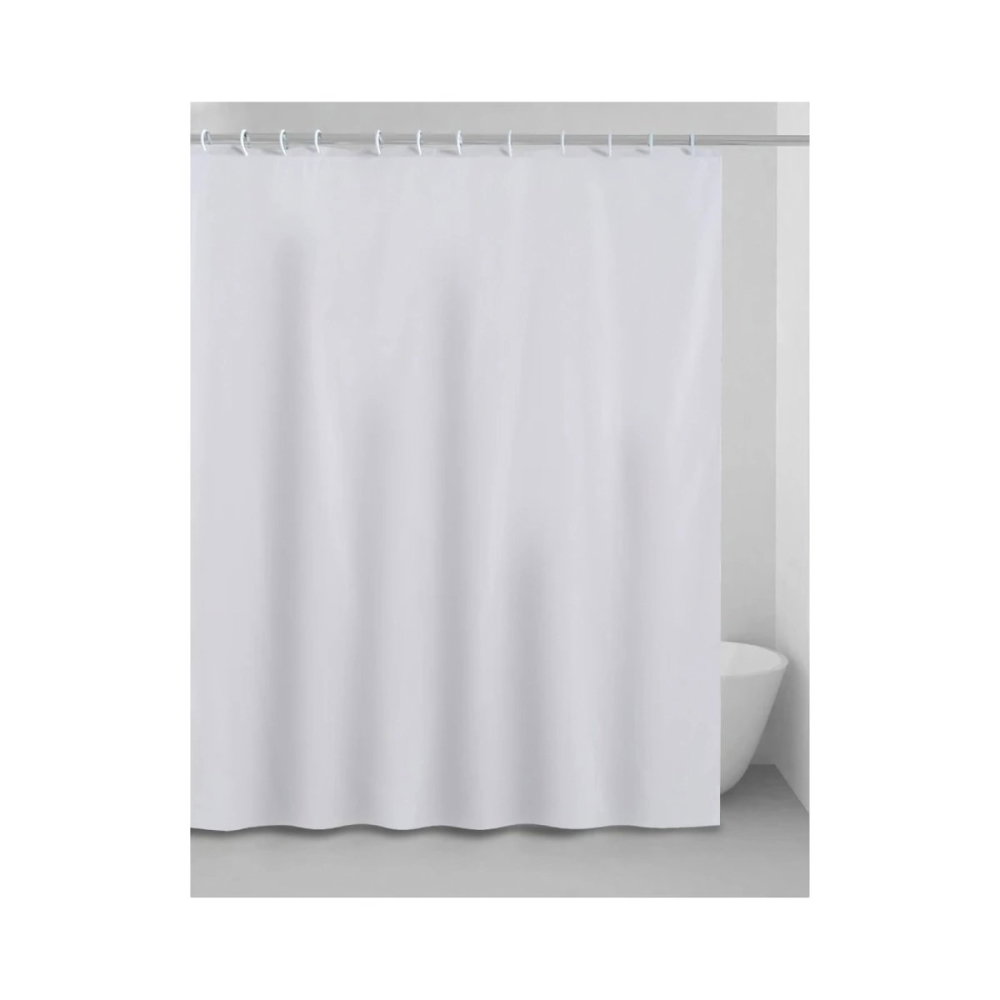 Perdea dus poliester TINTA UNITA BIANCO 180X200 [1]