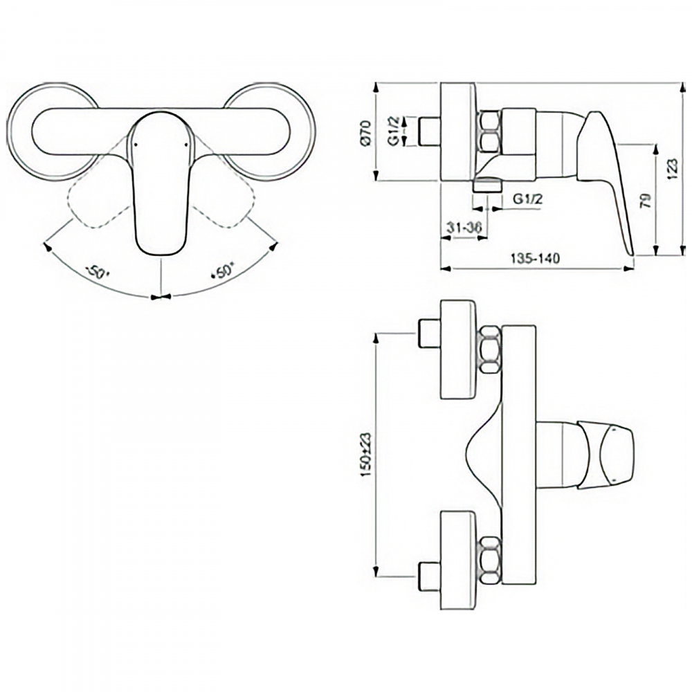 Baterie dus CERAFLEX Ideal Standard [4]