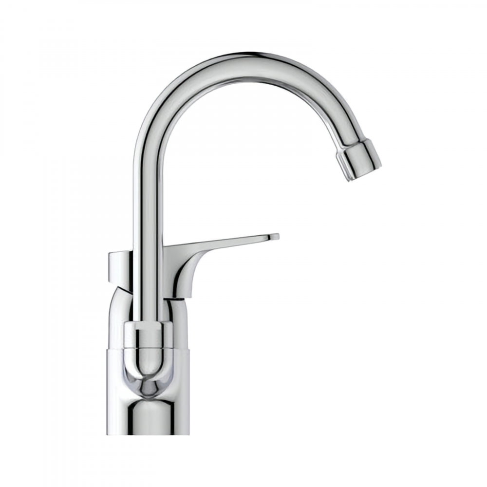 Baterie pentru lavoar cu pipa tubulara inalta CERABASE Crom Ideal Standard [2]