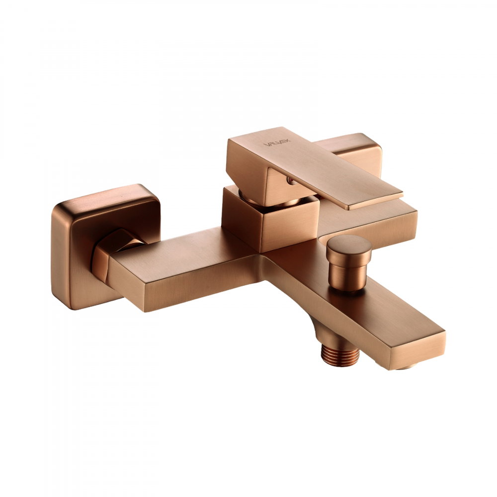 Baterie pentru cada si dus cu montaj pe perete ARS Satin Copper Valvex [1]