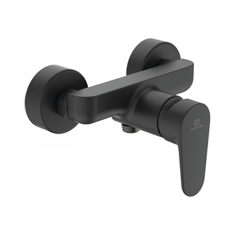 Baterie pentru dus, pe perete CERAFINE O Negru Ideal Standard [1]