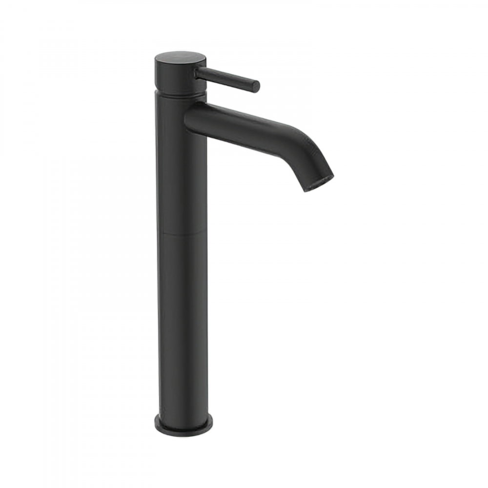 Baterie pentru lavoar cu pipa inalta, tip Vessel CERALINE Negru Ideal Standard [1]