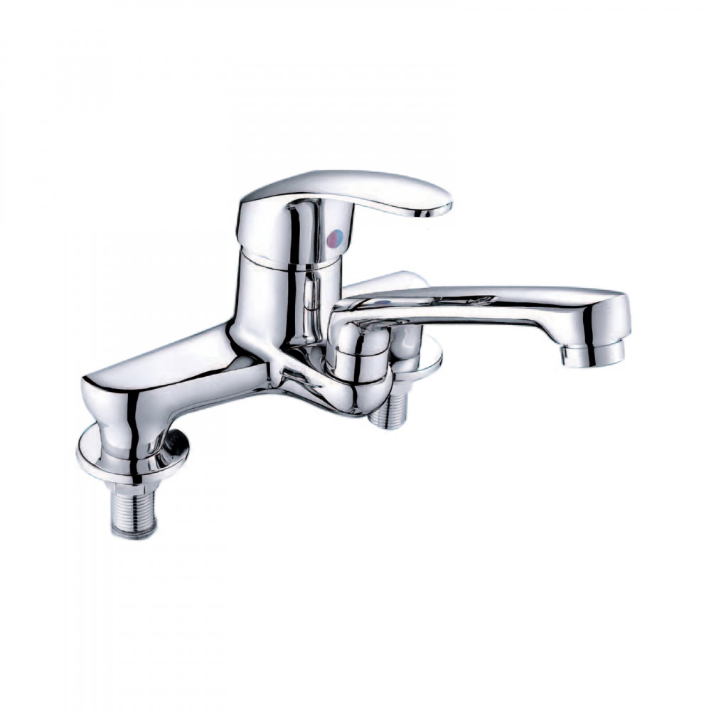 Baterie pentru lavoar monocomanda stativa doua intrari B108 SLK [1]