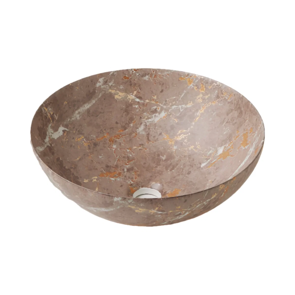 Lavoar pe blat Bathco New Lys Marmol Grey Gold 400x150 mm - cod 01096 [1]