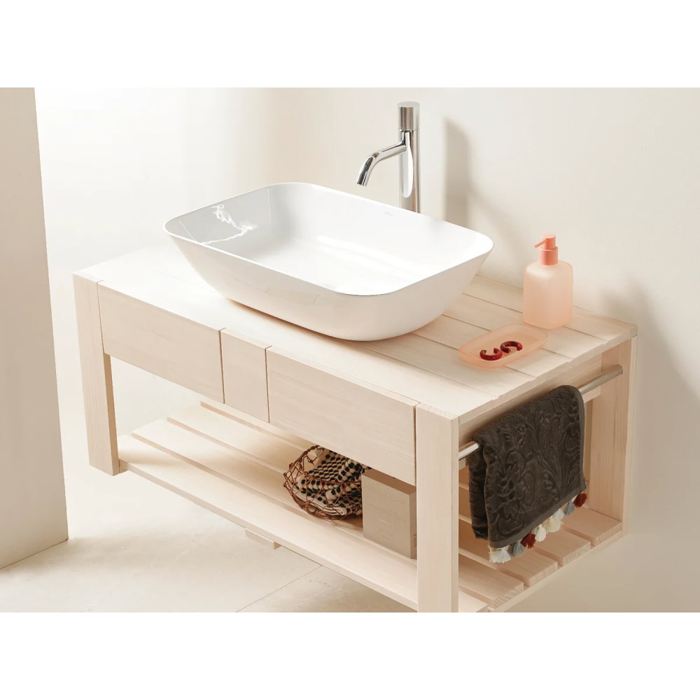 Mobilier baie Bathco PALLET CABINET 80 din lemn 800x500x430 mm [3]