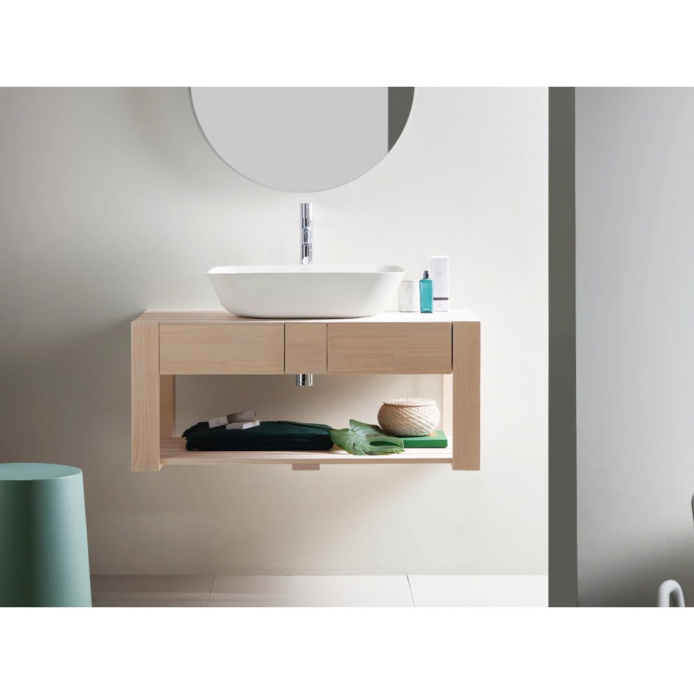 Mobilier baie Bathco PALLET CABINET 80 din lemn 800x500x430 mm [2]