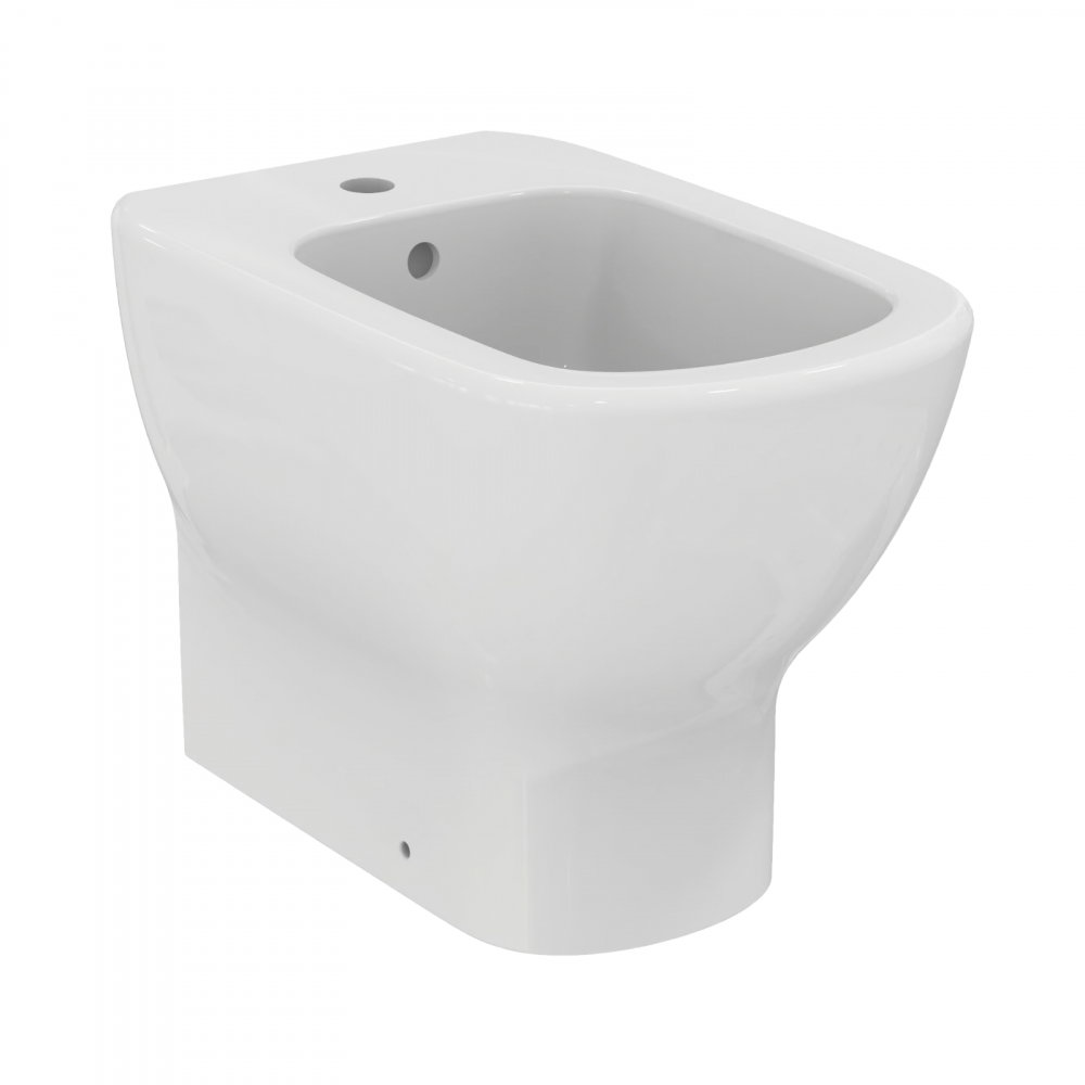 Bideu Tesi, alb, montaj pe pardoseala Ideal Standard [1]