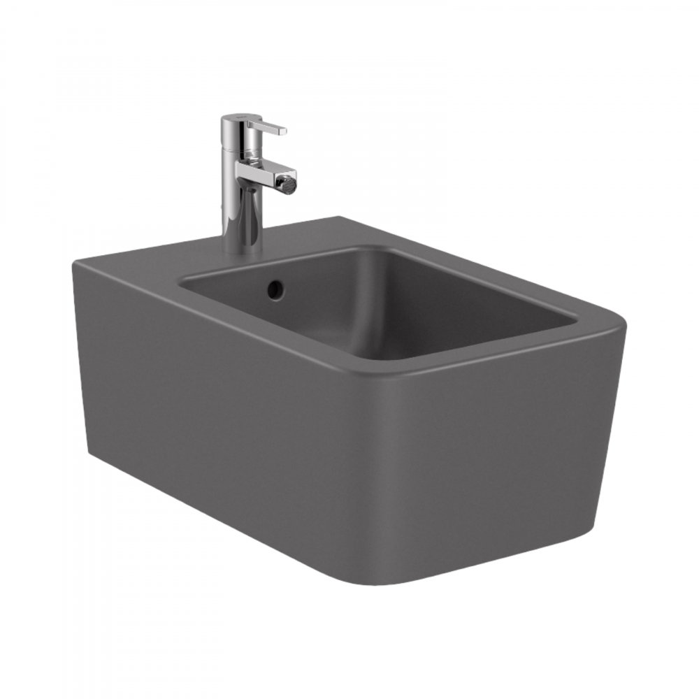 Bideu suspendat din portelan onyx patrat Inspira Roca [1]