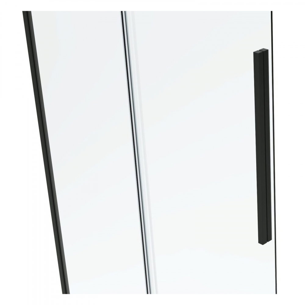 Cabina de dus dreptunghiulara INFINITY 120 x 80 x 200, finisaj negru mat, usa culisanta, sticla 6 mm Belform [4]
