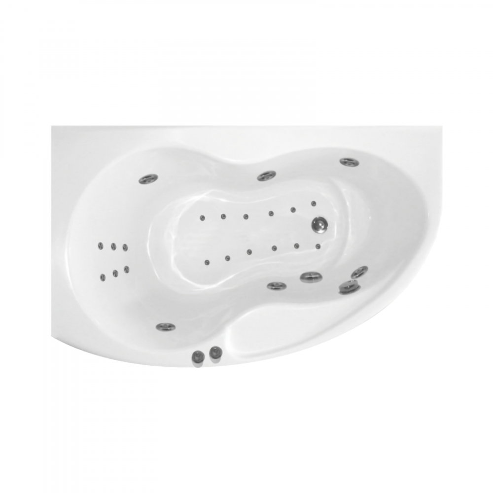 Cada de baie asimetrica dreapta KONI Hidro Air 156 x 90 x 50 cm Belform [1]
