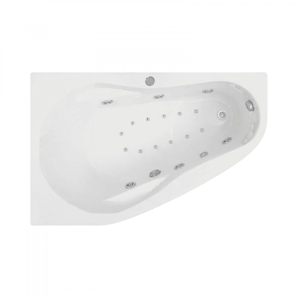 Cada de baie asimetrica dreapta MELANCHOLIA Duo Light 150 x 100 x 43 cm Belform [1]