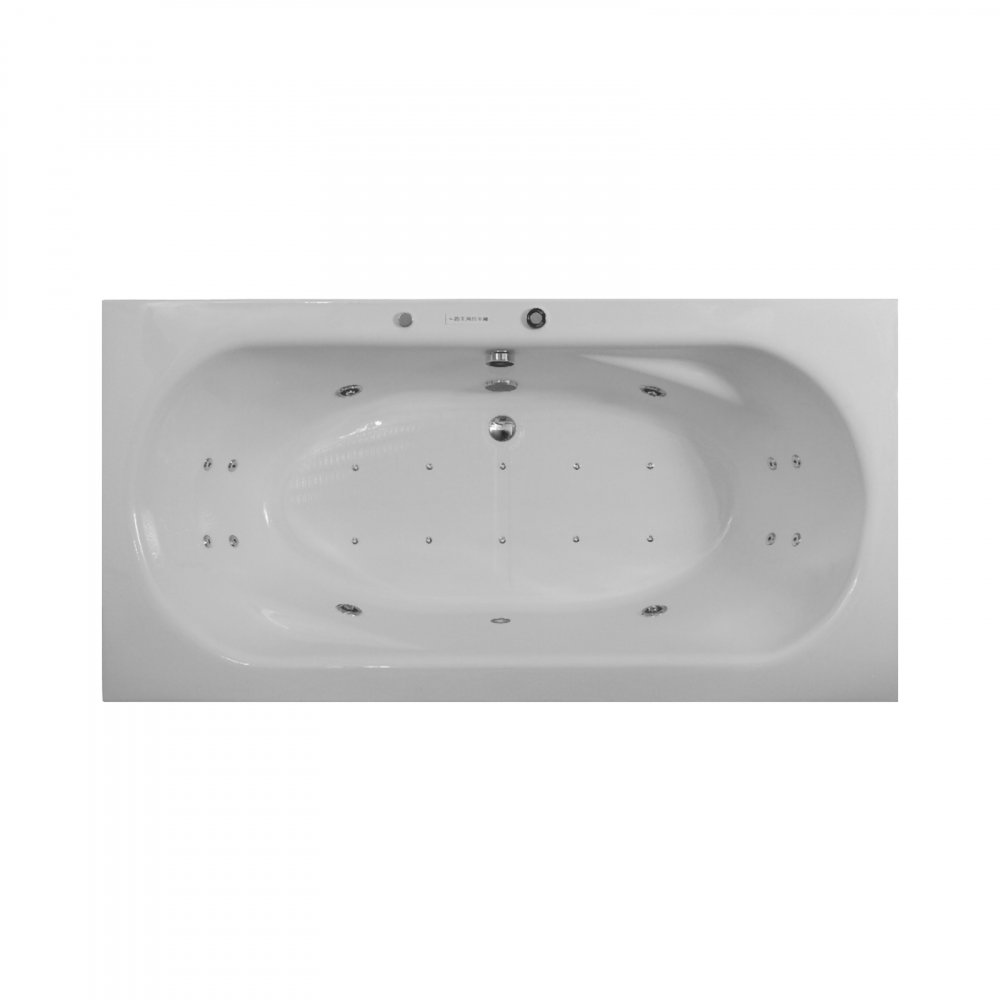 Cada de baie Athos, alb 194 x 98 x 46 cm Fibrex [3]