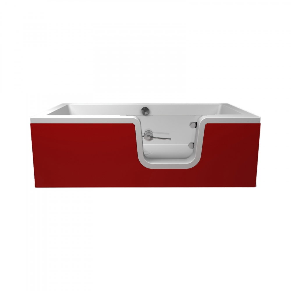 Cada de baie Carmen cu usa din sticla 170 x 80 x 55 cm Fibrex [7]
