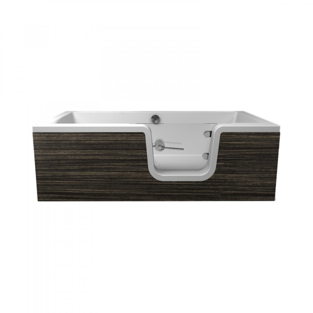 Cada de baie Carmen cu usa din sticla 170 x 80 x 55 cm Fibrex [4]