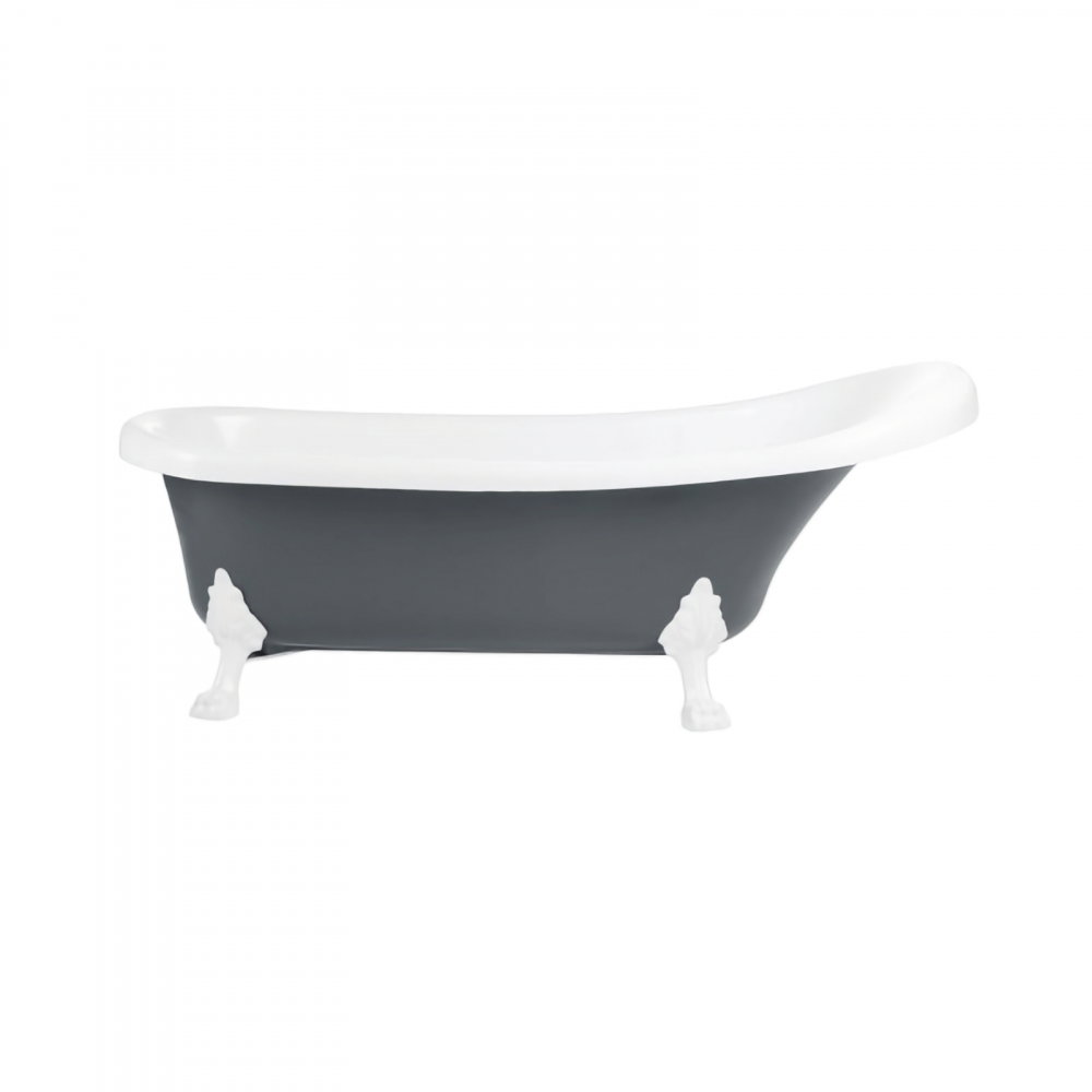 Cada de baie freestanding Knossos, gri antracit 170 x 70 x 60 cm Fibrex [1]
