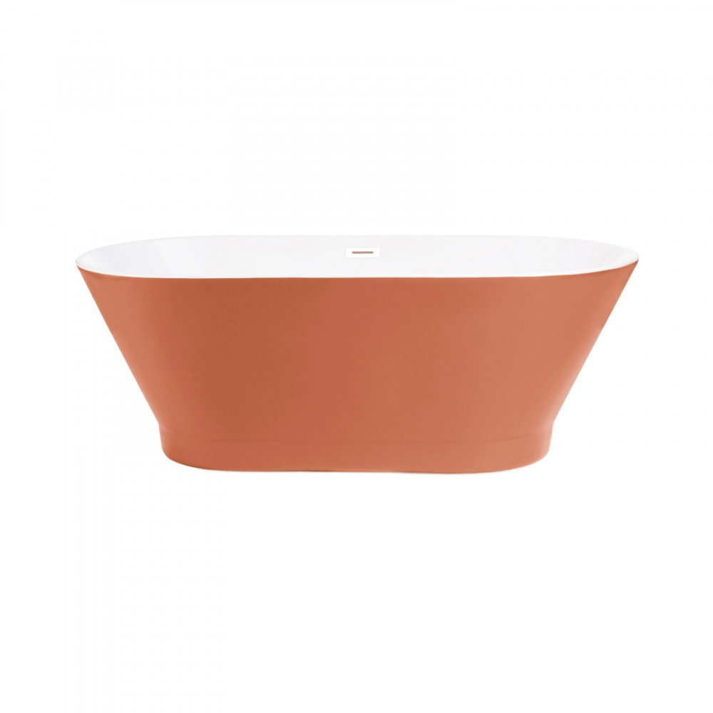 Cada de baie freestanding Oslo, beige red 170 x 80 x 60 cm Fibrex [2]