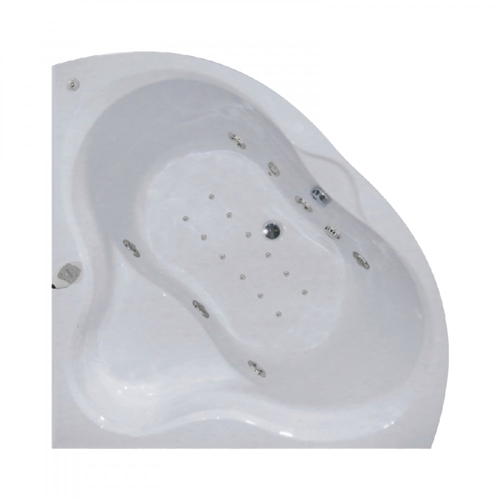 Cada de baie pe colt MITO Duo Tronic 144 x 144 x 55 cm Belform [1]