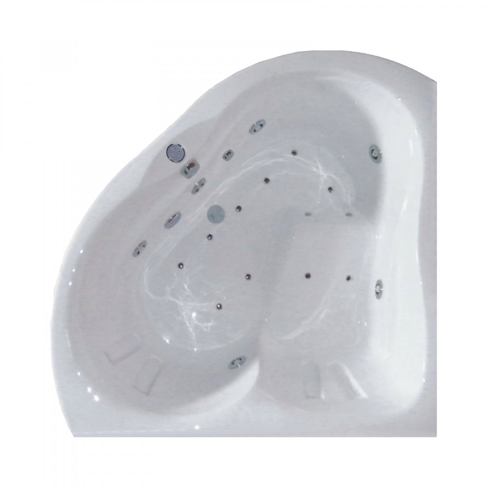 Cada de baie semirotund ZIAM Duo Light 152 x 152 x 53 cm Belform [1]